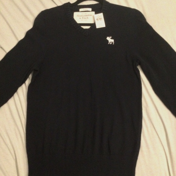 Men’s LARGE Abercrombie & Fitch V-Neck Sweater - Picture 1 of 6